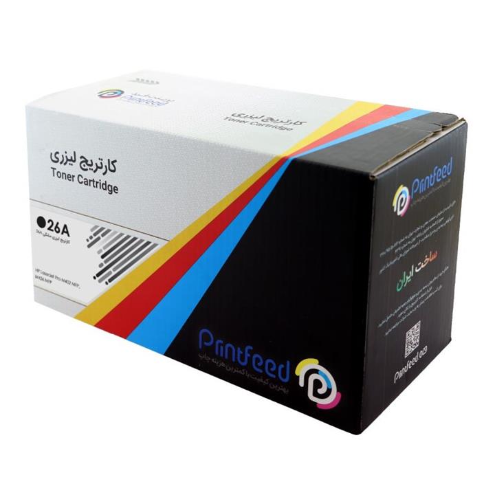 تونر کارتریج لیزری مشکی پرینت فید مدل 26A Printfeed 26A Black Laser toner Cartridge